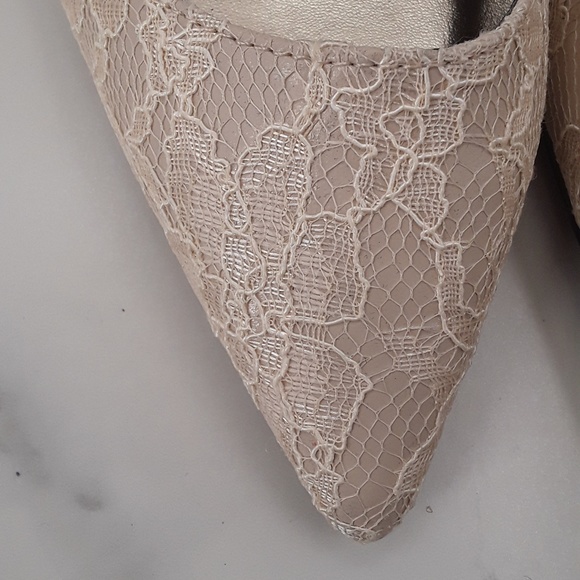 NWT LEL cream lace shoe - Picture 6 of 7